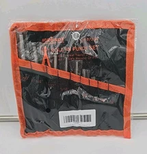 Forged Steel Roll Pin Pilot Punch Set Tools with Case 9 Piece New