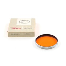 LEITZ E58 ORANGE FILTER CHROME BOX USOOW - 13250 5737