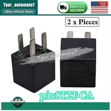 For Ford 4 Pin Multi-Purpose Hight Power Relay Various Models Set Of 2 #8T2T-CA 