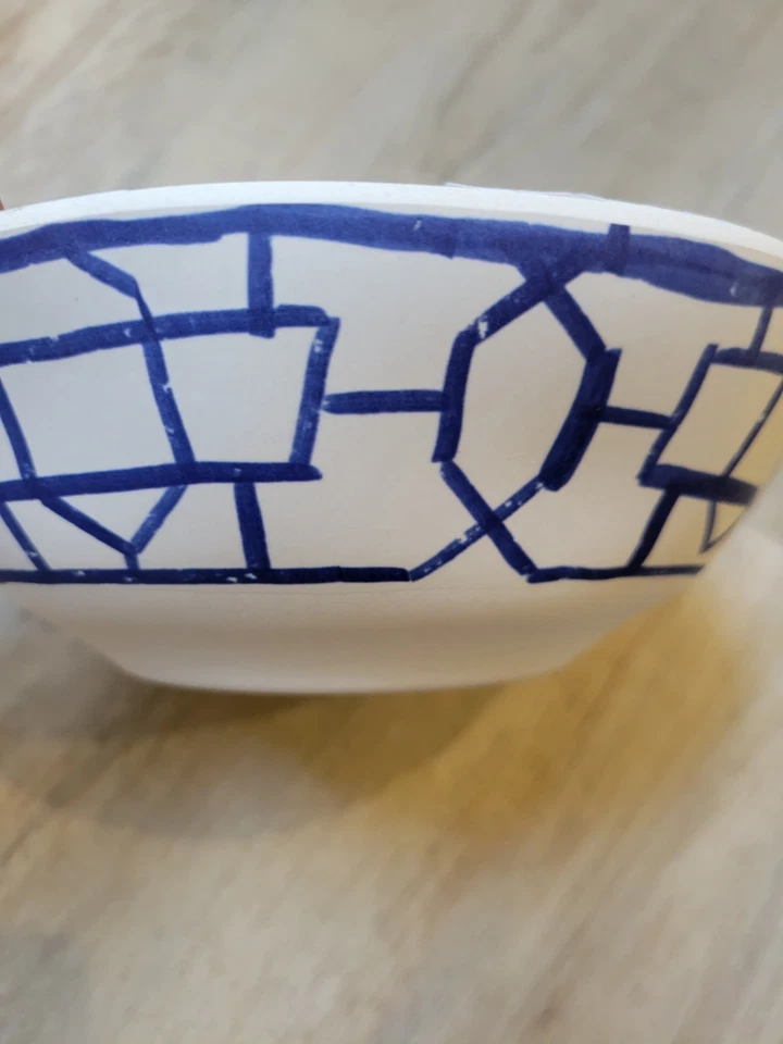 Anthropologie Sea Tile Melamina Cuenco, Ensaladera, UNO, 7,5 Pulgadas Descontinuado Foto 4 de 4