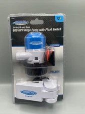NEW Compact 600 GPH Bilge Pump with Automatic Switch & Marine Wiring Lightweight