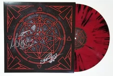 Twiztid hand SIGNED Glyph Vinyl Record Red and Black Splatter COA Autographed