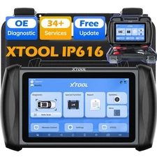 2025 XTOOL USED IP616 OBD2 Scanner Full System Diagnostic Tool Key Programmer