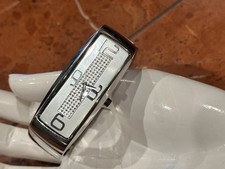 DOLCE & GABBANA INTELLIGENCE TIME STAINLESS STEEL BANGLE WATCH DW0233 WORKS EUC