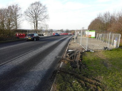 Photo 12x8 Roadworks, A260 Gravel Castle They were due to start on 7 Janua c2019