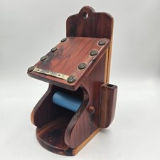 Cedar Hanging Note Paper Roll Dispenser Grann...
