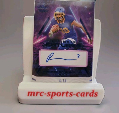 2022 Leaf Ultimate Draft-Ultimate Futures-Pierre Strong Jr. Auto Navy #'d 6/50