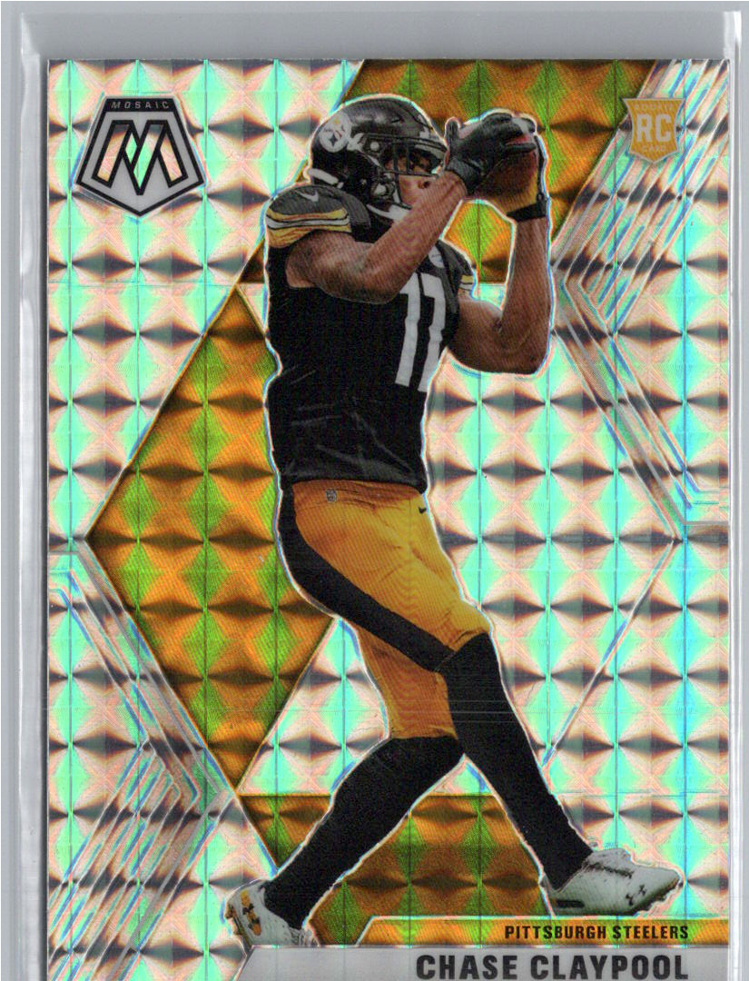 Chase Claypool 2020 Panini Mosaic Silver Prizm RC #220