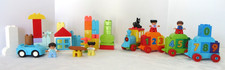 Lego DUPLO Lot-2, NUMBER TRAIN 10847, CLASSIC BRICK BOX COMPLETE EUC 2