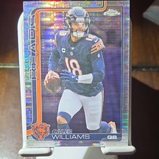 2025 Topps Chrome Caleb Williams #52 Refractor Chicago Bears QB