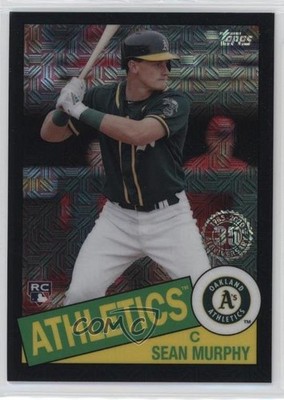 2020 Topps Silver Pack 1985 Chrome Baseball Black Sean Murphy Rookie RC 0nr3