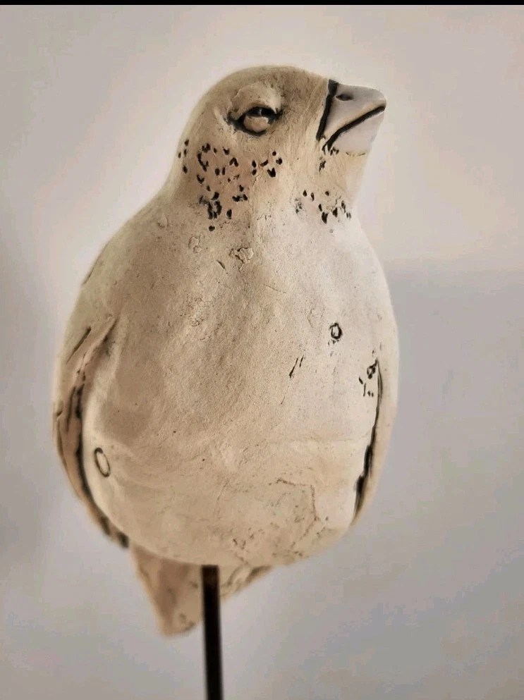 Ceramic Bird Original Hand Made By Katrina Climie.