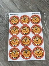 Trend Scratch  Sniff Stinky Stickers Sheet ONION Retro NEW  Tear-Ific  