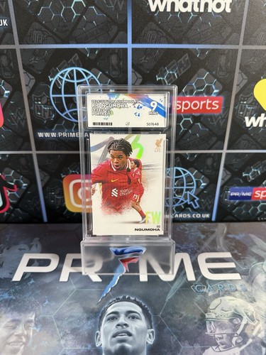 Rio Ngumoha 01/01 - Futera FX 2025 Liverpool 2024-25 LFXB26 - ACE GRADING 9