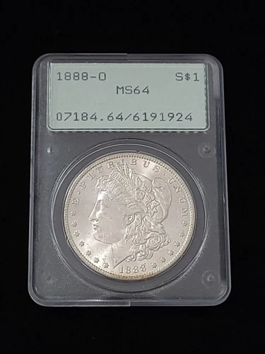 1888-O Morgan Silver Dollar PCGS Graded MS64 OGH Rattler #6191924