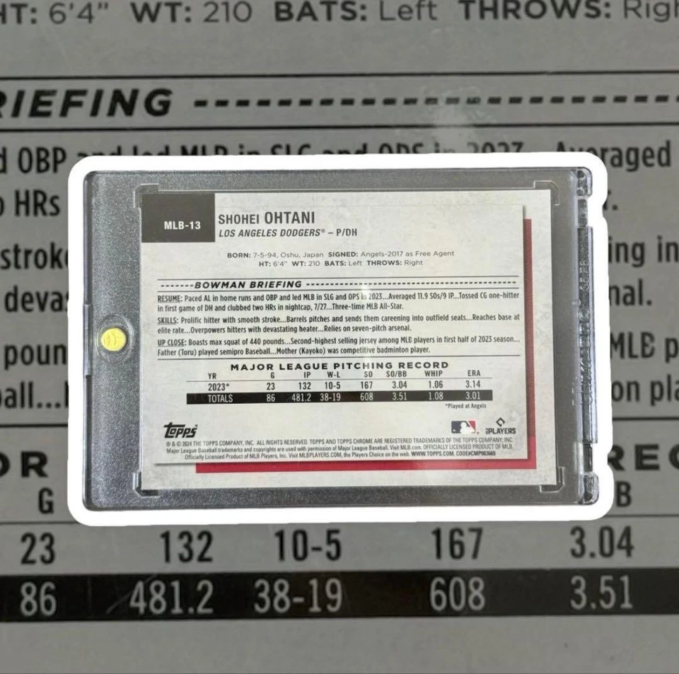 To 2 Left 2024 Pschrome Nscc National Shohei Otani - Image 2 of 4