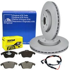 ATE Bremsscheiben 316mm TEXTAR Beläge mit WAKO Satz Vorne für JAGUAR XE X760