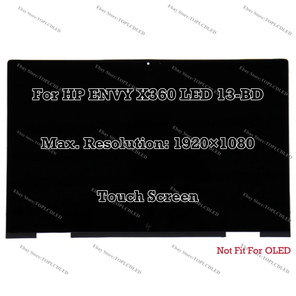 13.3"" HP ENVY X360 13-BD0521TU FHD LCD Screen Touch Display Complete Replacement