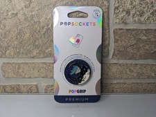 PopSockets PopGrip Premium Phone Grip  Stand - Enamel Fly Me To The Moon
