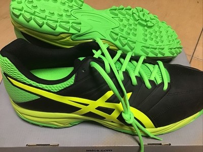 Asics Gel-Lethal Field Mp7 schwarz & grün Herren Größe 11 neu