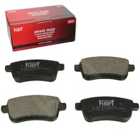 Kit 4 Hintere BremsbeläGe Hart Renault Megane III Grandtour (KZ0/1) 1.2Tce