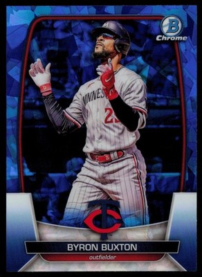 BYRON BUXTON 2023 BOWMAN CHROME SAPPHIRE MINNESOTA TWINS #80