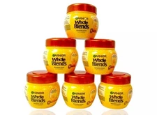 (Lot of 6) Garnier Whole Blends Honey Treasures Repairing Mask Dry Hair 10.1 oz.