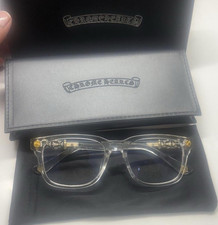 Chrome Hearts Clear Square Full Rim Eyeglasses Frames 53-18-145