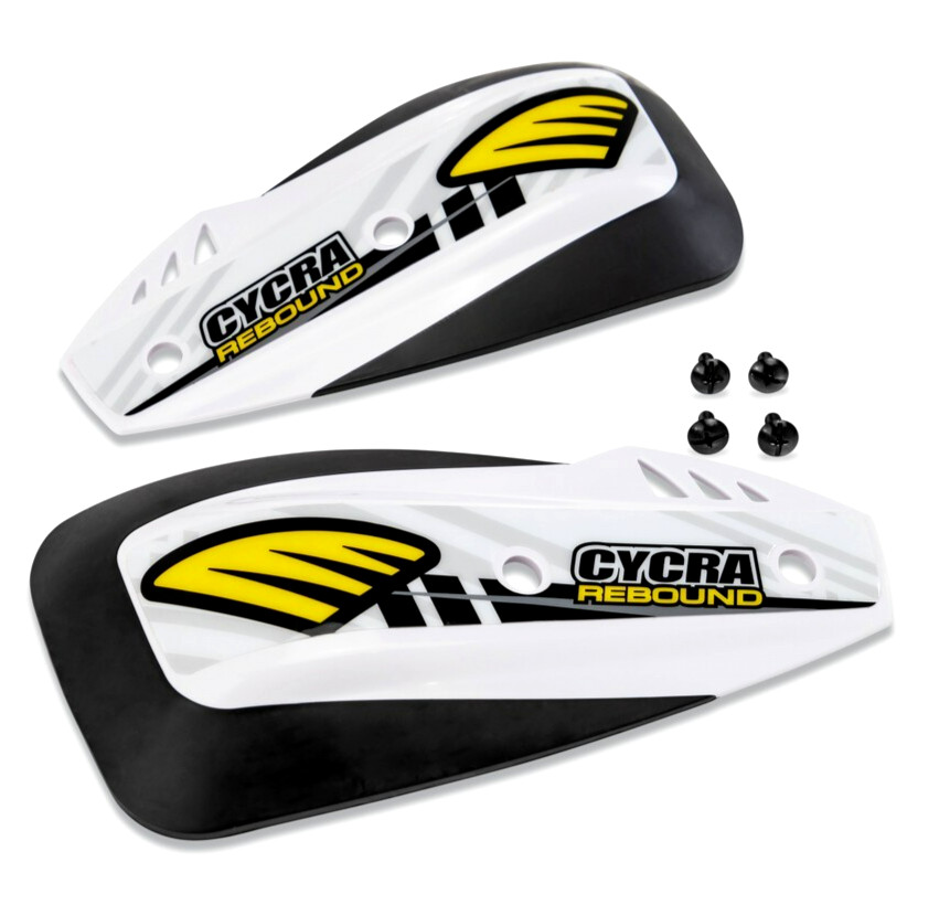Cycra Rebound DX Hand Shields White - 1CYC-1027-42