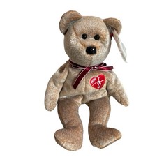 Ty 1999 Signature Bear Beanie Baby With Tag -Original Beanie Baby