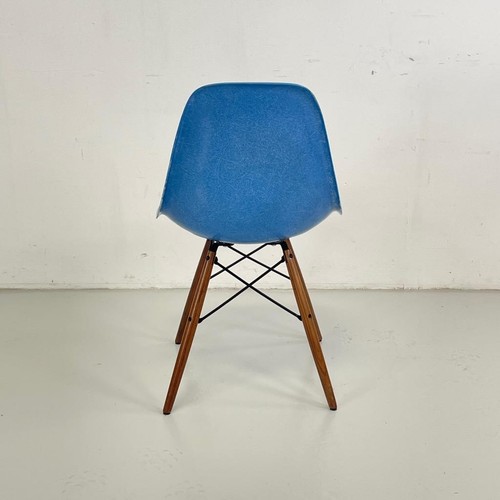 Eames Dsw Stuhl Herman Miller Walnuss Dübel Basis 50s 60s Kobalt Blau #4623 - Bild 7 von 10