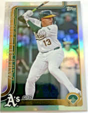 Gio Urshela Update Series Silver Foil!         Oakland Athletics #US23