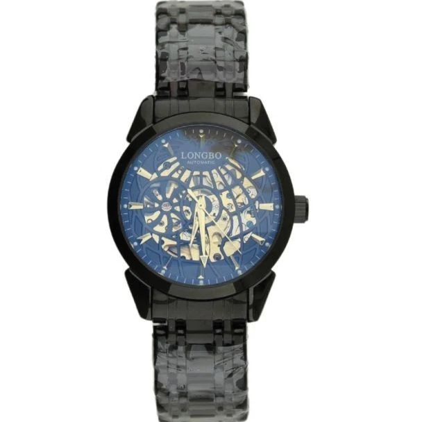 Reloj Longbo Hombre Automático con Pulsera de Metal - Pistola de Metal D3 Foto 3 de 4