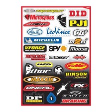 Factory Effex Sponsor/Logo Sticker Sheets
