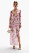 Cin Cin Antibes “Hotline” Orchid Maxi Dress Size XXL RRP £215