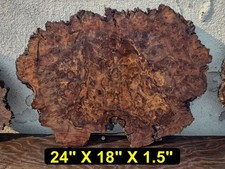 Live Edge Walnut Burl Slab DRY 3007 Tables - Crafts