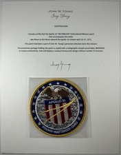 RARE Grumman Mission Insignia Patch Flown Abo...