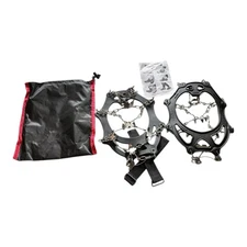 Stainless Steel Micro Spike Crampons Ice Snow Grips 1 Pair Cleats XL Heavy Duty