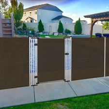 Pool Fence Gate for Inground Pools with Privacy Fence Gate Door for Garden De...