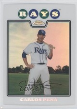 2008 Topps Chrome Refractor Carlos Pena #167 xz4