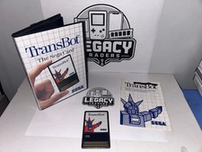 TransBot (Sega Master System) CIB Sega Card Tested Working Complete in Box
