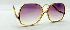 Vintage Brown Translucent Oval Sunglasses FRAMES ONLY Japan