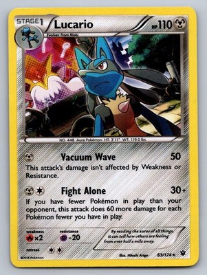 Lucario (Cosmos Holo) 063/124 Promo Miscellaneous Cards & Products Pokemon NM