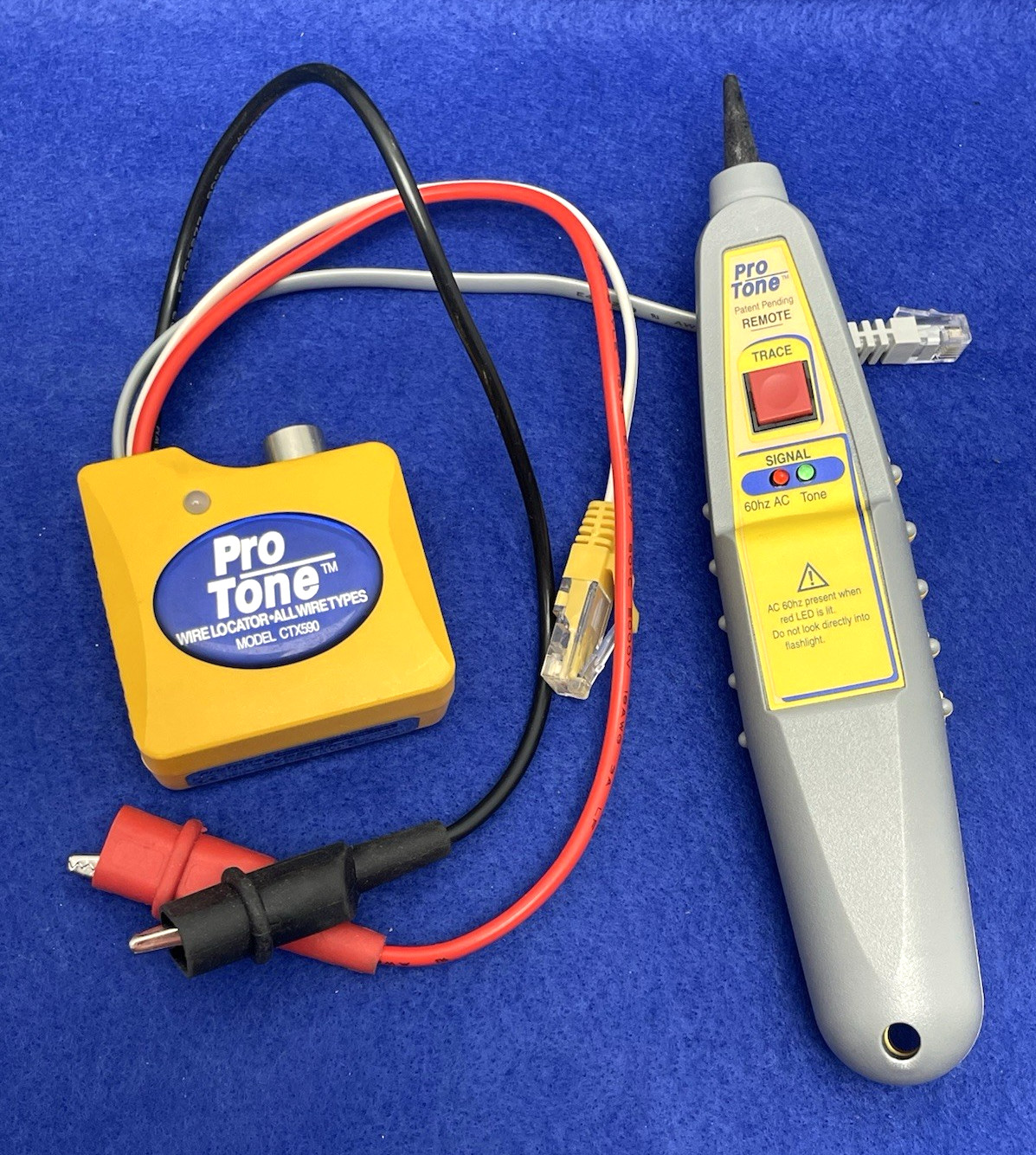 PRO TONE TELEPHONE SIGNAL TRACE PROBE & WIRE LOCATOR CTX590