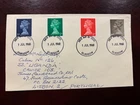 United Kingdom 1968 - Definitive 2, Elizabeth II letter fdc with stamps Glasgow