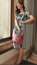 Vivienne Westwood Anglomania Floral Knee Length Multicoloured Dress BNWT Sz 40