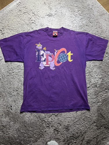 VTG 90’s Mickey Inc. Disney Figment Epcot Ride Promo Shirt