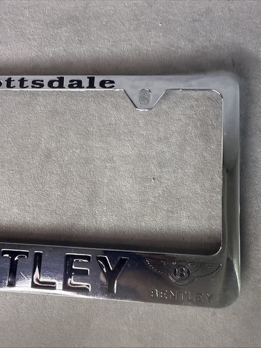 Telaio targa Scottsdale Bentley in metallo - Foto 4 di 7