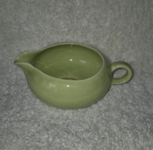 Vintage Green Creamer Good Condition 