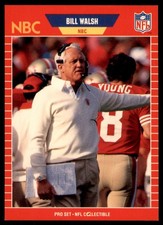 1989 Pro Set #30 Bill Walsh Announcer Collectibles